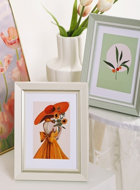 照片打印加相框摆台挂墙p婚纱照6六7七8八10十寸a4全家福情侣网红