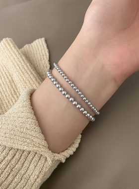 真多麻珍珠手链女手串气质小众复古新款手饰女串珠精致生日礼物