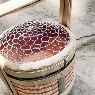 老式竹编手工家用复古土陶内胆农村老人取暖烤火用火笼婚庆礼品