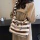帆布包包女2025新款 大容量单肩包日系可J爱条纹斜挎包学生上课通