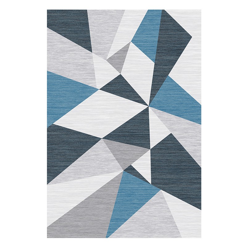 客厅地毯现代简约沙发茶几垫北欧几D何高级房间卧室地毯大面积地