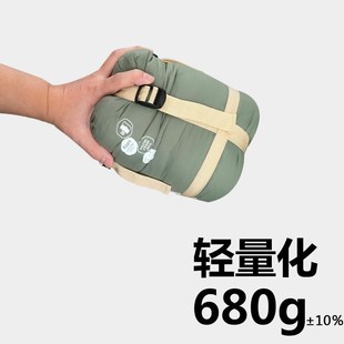 户外徒步露营小体积睡袋春夏Y季 清货超轻便携迷你睡袋薄款 单人信