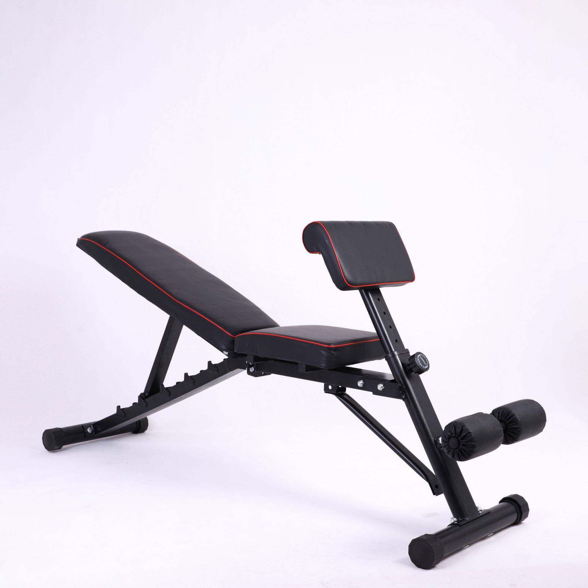 哑铃凳仰卧起坐健身器材家用男辅助多功能腹肌板健身椅飞鸟卧推凳