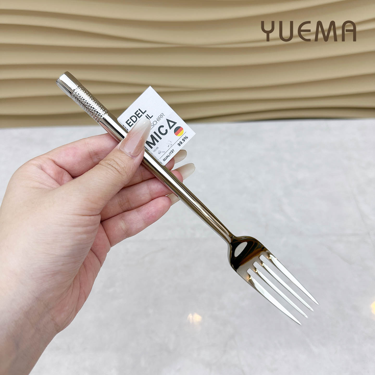 西餐厅意面商用不锈钢叉子家用成人饭叉加厚西餐叉主餐叉酒店餐厅
