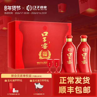 【年货礼盒】口子窖6年型礼盒52度450mL*2瓶六年型安徽兼香型白酒