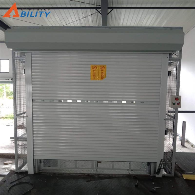 工业工厂房导轨链条式升降货梯2t简易链条仓库单轨升降货梯