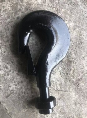 三一吊车小吨位吨小钩钩mmmm吊钩钩头配轴承螺母大全