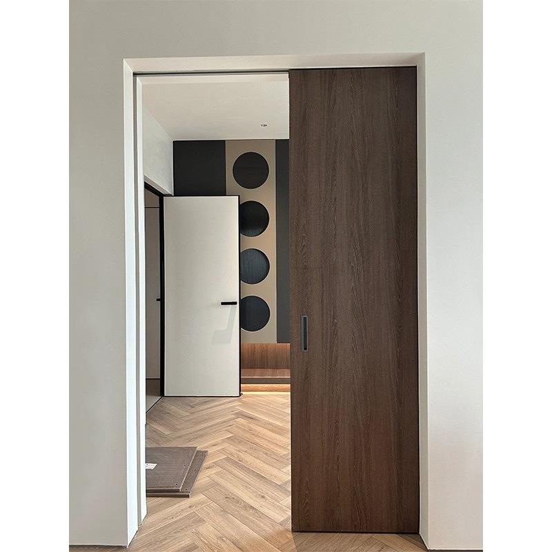 幽灵门隔断门吊轨门口袋门卧室书房门推拉隐形门移门平移门推拉门