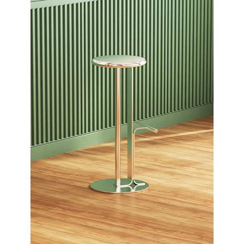 室外不锈钢酒吧椅高脚凳庭院露天吧椅户外酒吧凳家用轻奢岛台吧凳