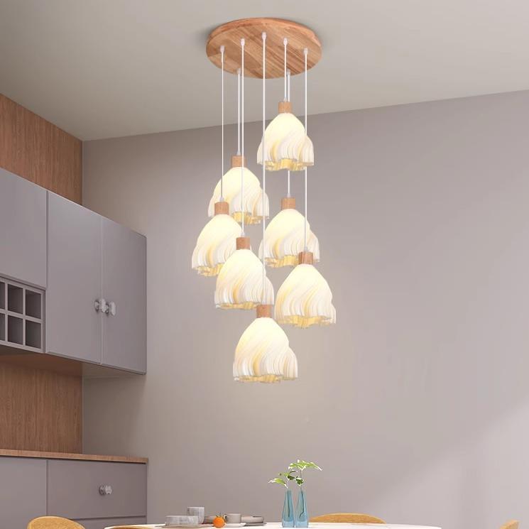 【折扣价】厅灯卧室餐床头灯走廊阳台创灯原木风新款吊意覆式旋转