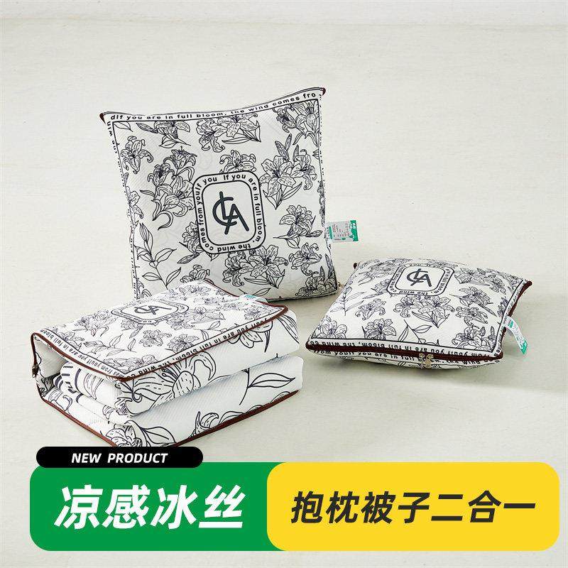抱枕被子二合一车载两用办公室午睡沙发靠枕夏凉被空调被折叠毯子,居家布艺,抱枕被,淘宝优惠券,粉丝福利购,淘宝优惠卷
