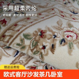 万腾 欧式 地毯客厅沙发茶几卧室床边D地垫家用轻奢高级感2024新款