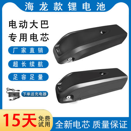 海龙一号二型锂电池48v10Ah12AHF助力电动自行车改装车36伏锂电瓶