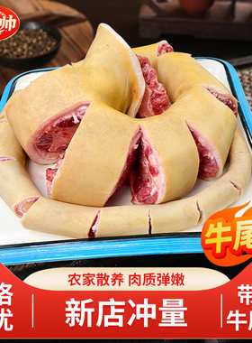 10斤新鲜牛尾巴整根带皮牛尾骨