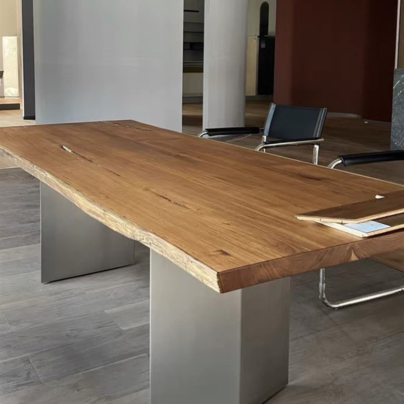 大板办公桌腿支架铁艺桌架碳素钢金属桌子腿会议桌支撑架定制桌脚