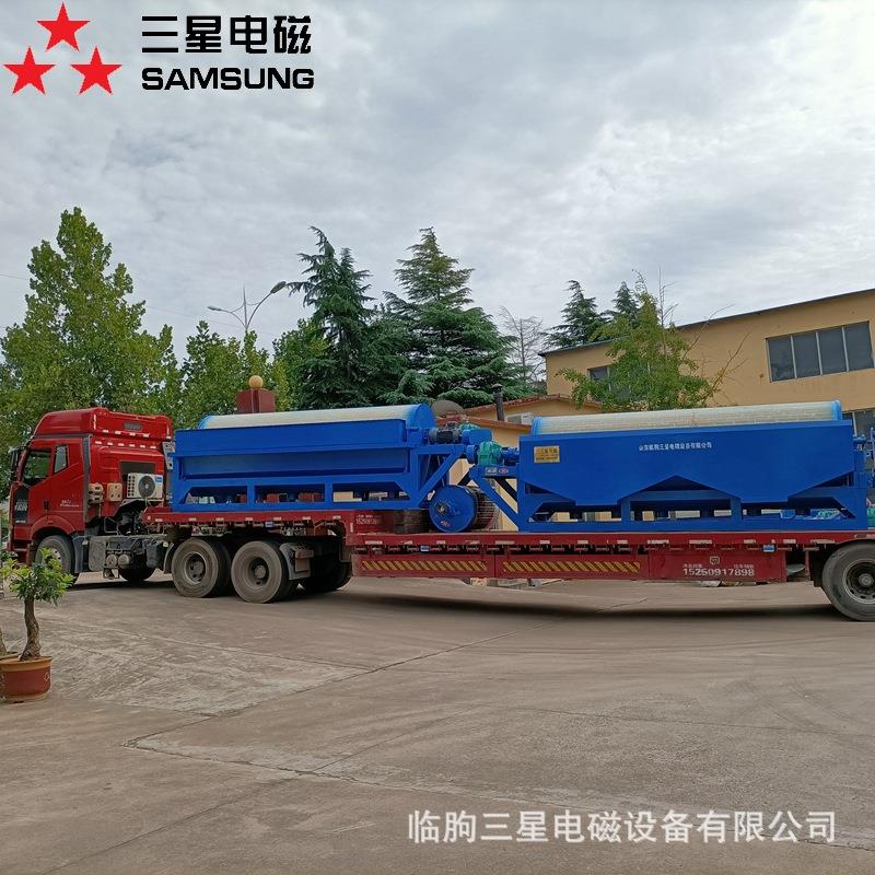 铁矿山永磁简式磁选机高强度水选湿式浓缩磁选机选矿磁选机