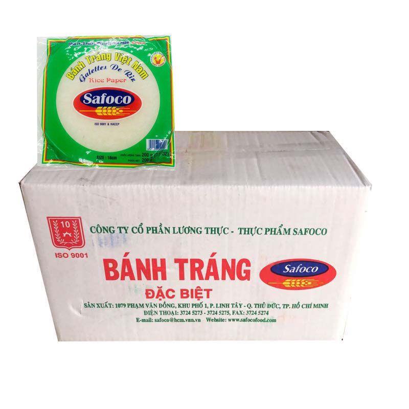 越南进口safoco春卷皮200g*30袋包邮16cm米皮纸餐厅春饼菜卷材料