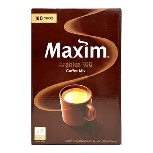 韩国进口麦馨Maxim 阿拉伯阿拉比卡Arabica三合一速溶咖啡100条