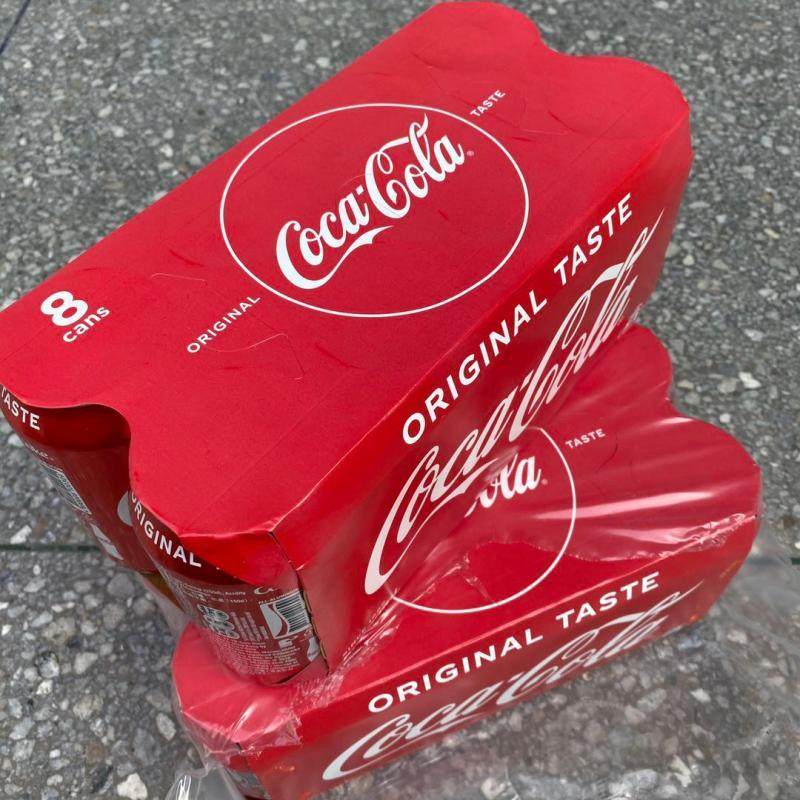 香港生产 进口易拉罐 6个港版可口可乐330ml 柠檬味原味零度可乐