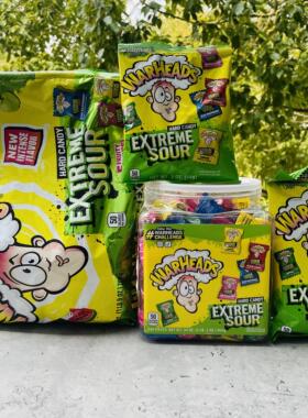 Warheads Extreme Sour Hard Candy墨西哥进口酸甜硬糖子弹头糖