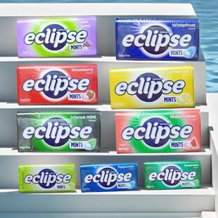 eclipse易极薄荷糖润喉糖果糖清凉口香糖提神清新口气清凉薄荷糖