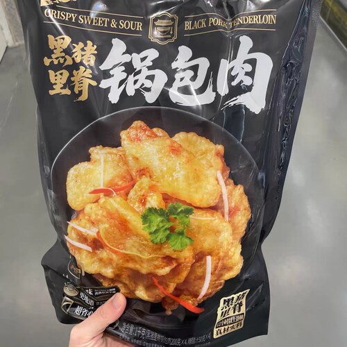 山姆 千喜鹤黑猪里脊锅包肉1kg 东北特色菜酸甜酥香