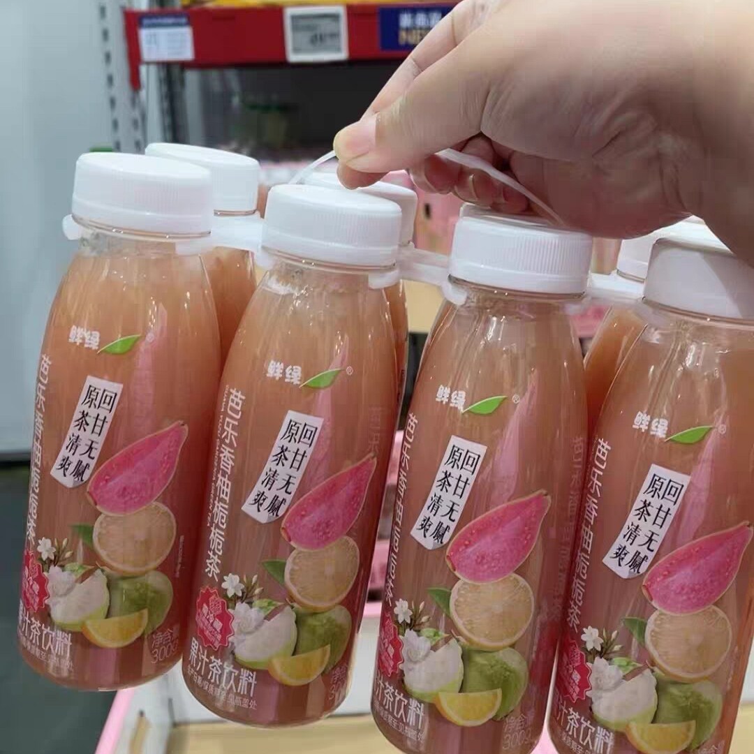 山姆代购鲜绿芭乐香柚栀栀茶300g*8融合栀子花香 灵动清爽果香