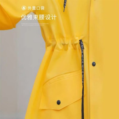 电动自行车成人雨衣拉链男女单人长款全身骑行防暴雨披束腰无异味