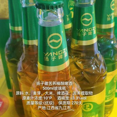 新品扬子啤酒扬子徽500ml*12罐