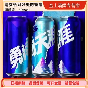 【新日期500ml*12听正品】雪花啤酒勇闯天涯8度啤酒夏日微醺