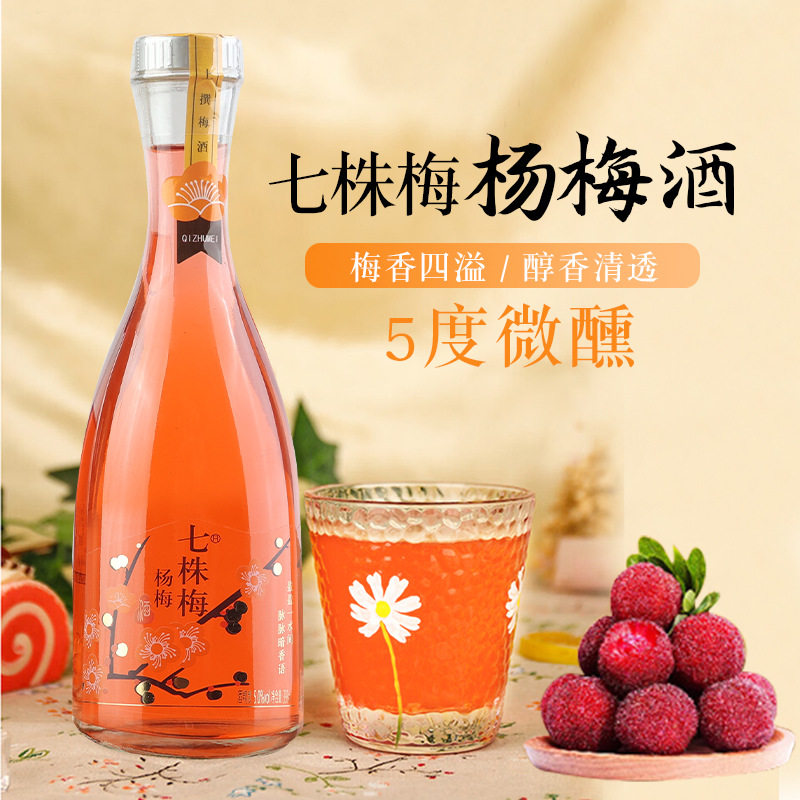 果酒青梅酒杨梅酒网红果酒高颜值