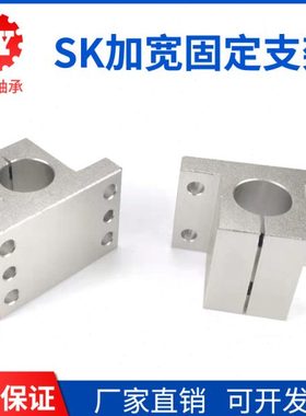 CLTB/CLTAM铝合金轴支架导向轴支座底座用侧面安装型支柱架固定夹