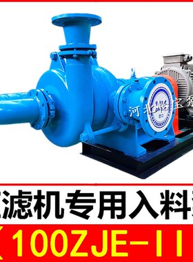 压滤机入料泵100ZJE-IIx 泵头洗煤厂沙厂 给料喂料杂质 渣浆泵