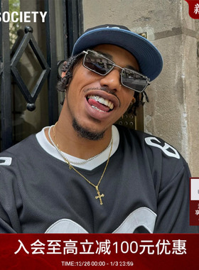 A.SOCIETY RAW系列 时尚防晒轻盈街头方框男女太阳镜墨镜 ANGEL