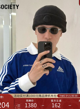 新年礼物 A.SOCIETY Topologie联名系列方形休闲复古金属墨镜ADAM