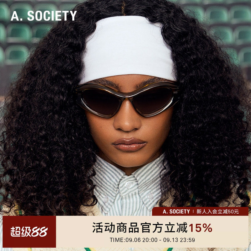 【李宇春同款】A.SOCIETY  SUMMER系列时尚复古猫眼墨镜 MERRITT