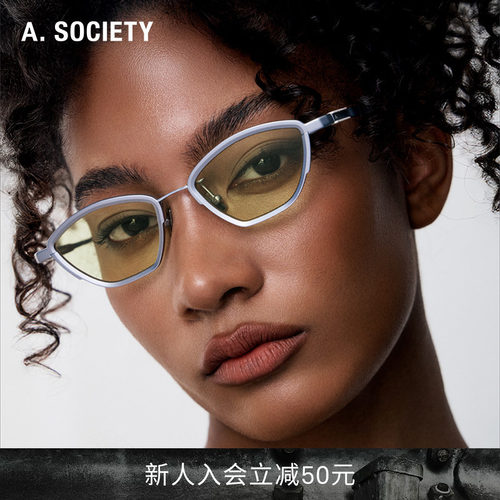 A.SOCIETY纯钛防晒墨镜太阳镜