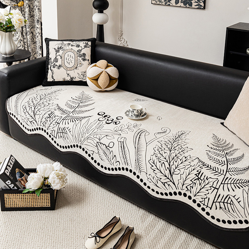 异形沙发垫四季通用2024新款不规则G沙发坐垫轻奢高级感防滑盖布