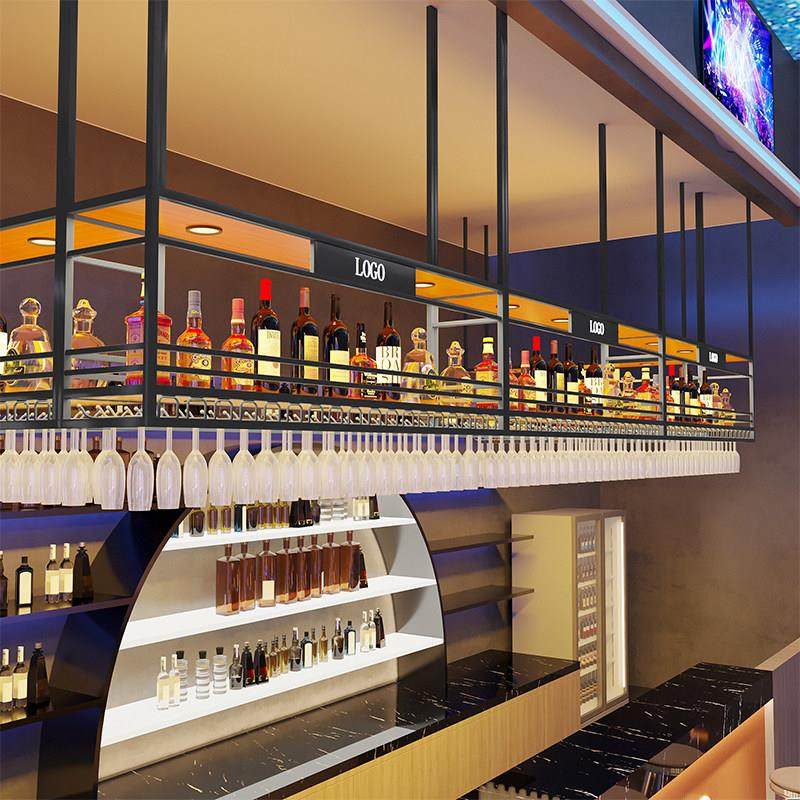 酒吧酒架架挂杯架挂红酒杯挂夜光酒柜壁柜倒立储物架定制,住宅家具,酒架,淘宝优惠券,粉丝福利购,淘宝优惠卷