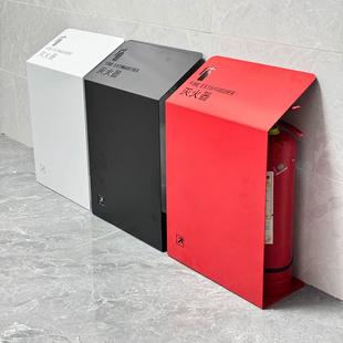 高端不锈钢灭火器箱新款 酒店售楼部会所盒子5kg灭火器消防器材箱