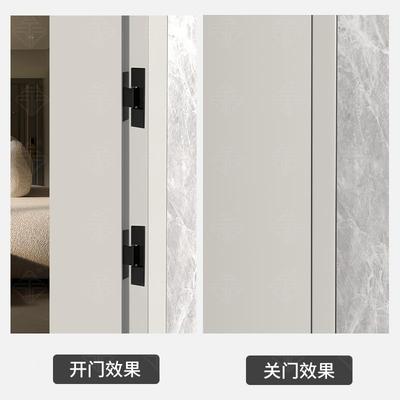 窄边框铝嵌门框二维可装调合页天霖（基暗形隐藏式合页隐门入式加