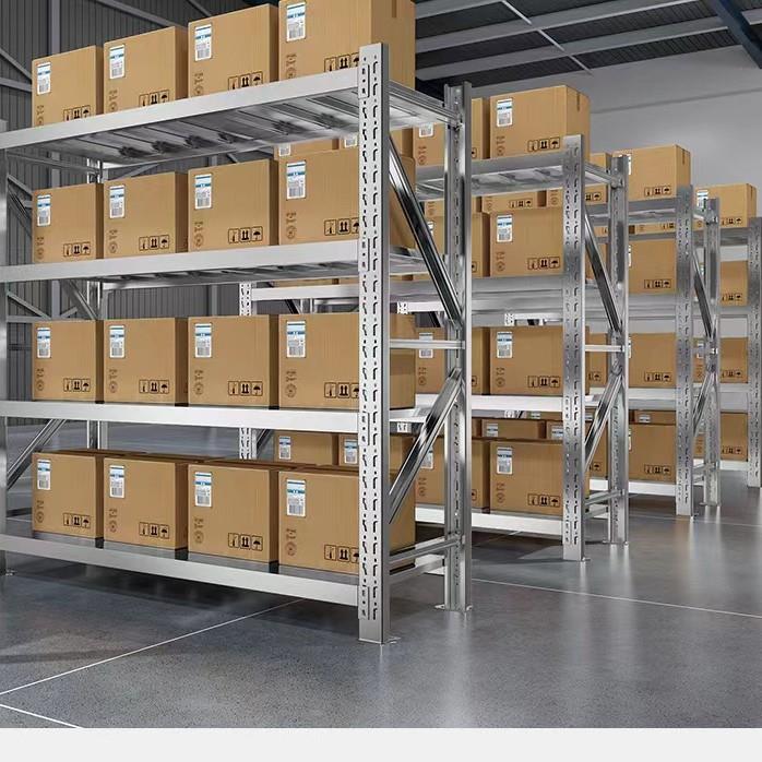 货架置物架仓储物架仓库房储物架中型轻型货架家用不锈钢铁架子