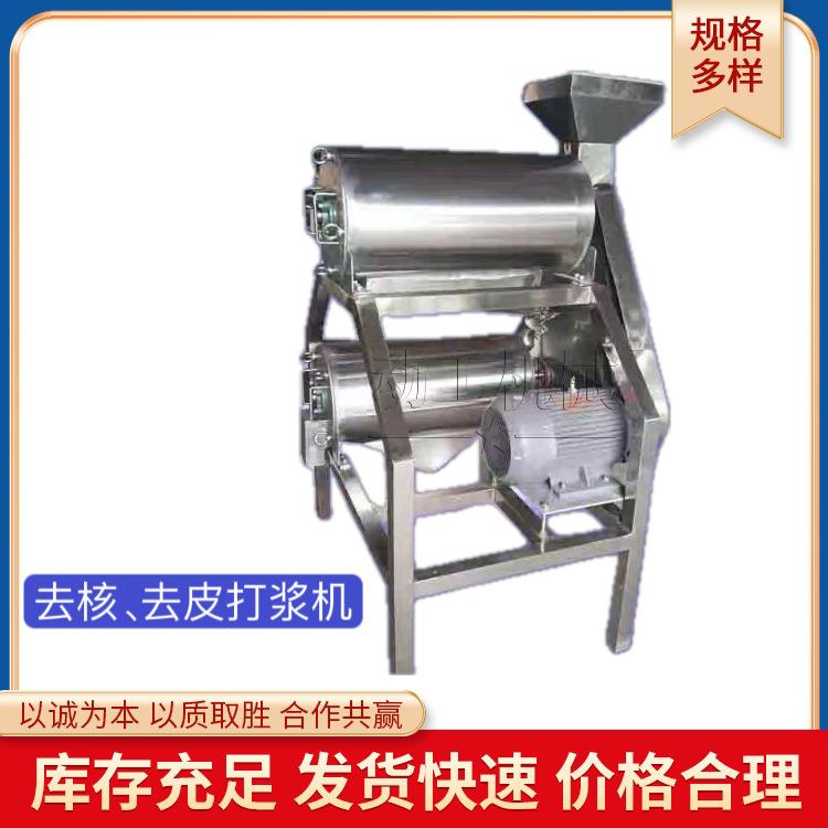 商用大型果蔬打浆机工业八月瓜橘子去籽制浆机鸡蛋果去核打泥机