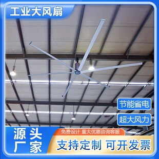 工业大风扇大型工业吊扇大功率厂房车间仓库通风降温节能变频吊扇