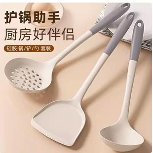 食品级矽胶铲子不沾锅专用锅铲耐高温矽胶铲子护锅家用炒菜铲