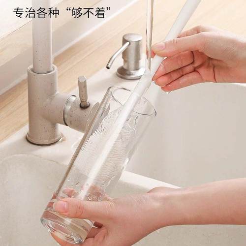 刷吸管长柄刷子清洁刷厨房专用小刷子缝隙水杯管子清洗加长