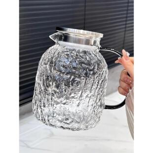 チュシンミ玻璃冷水壶耐高温家用凉水壶大容量凉白开水杯茶壶套装