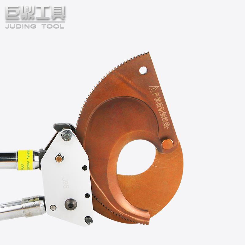 棘轮式电缆剪刀J40/52/75/95/100手动线缆钢绞线剪切钳铜铝齿轮剪