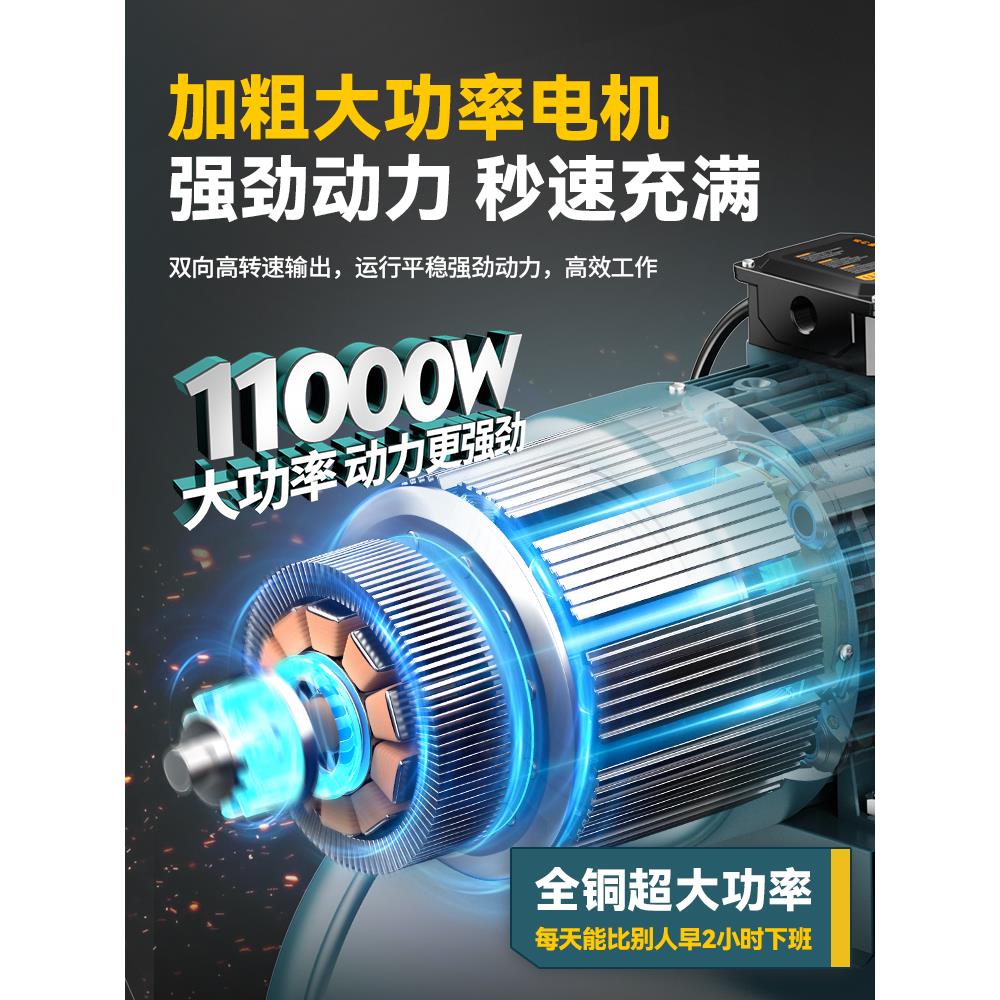 绿一皮带空压机工业级380V大型高压打气泵汽修喷漆空气压缩机220V