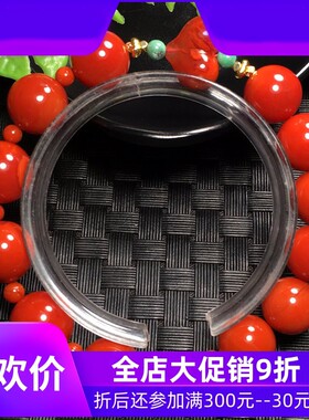 天然川料南红单圈手链手串满肉柿子红油润沉香绿松石屁桃12mm悠